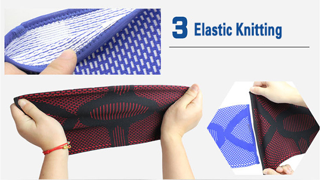 elastic knitting knee pad