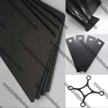 3K Woven Carbon Glass Sheet for Multi-rotors