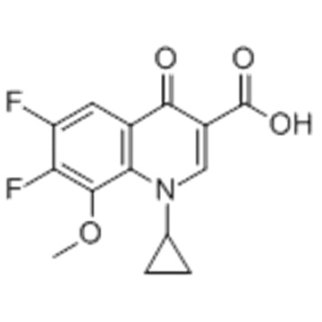 1-Cyclopropyl-6,7-difluoro-1,4-dihydro-8-methoxy-4-oxo-3-quinolinecarboxylic acid CAS 112811-72-0