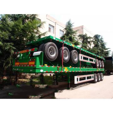 3-axle Flat Bed Container Trailer