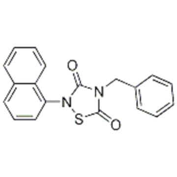 4-Benzyl-2-(naphthalen-1-yl)-[1,2,4]thiadiazolidine-3,5-dione CAS 	865854-05-3