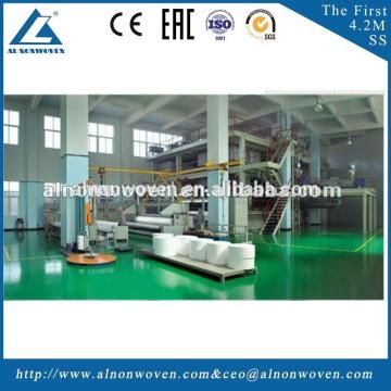 Professional AL-3200MM SSS PP Spunbond Nonwoven Machine Made in China