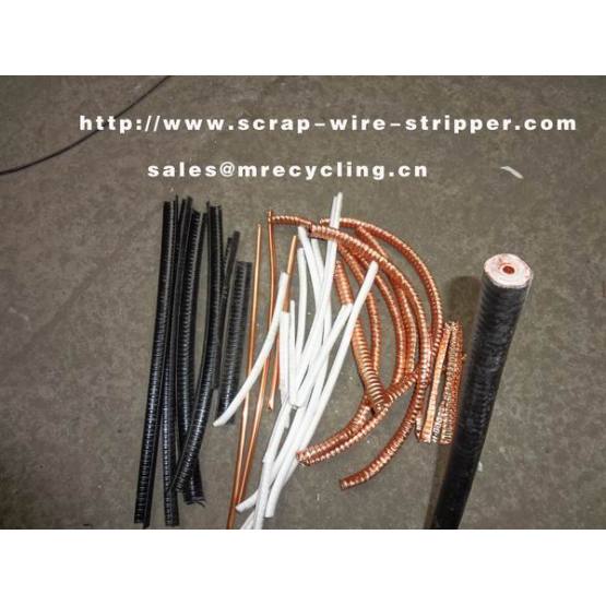 stripping copper wire for recycling