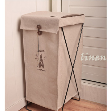 laundry product Linen cotton storage organizer basket for Dirty clothes