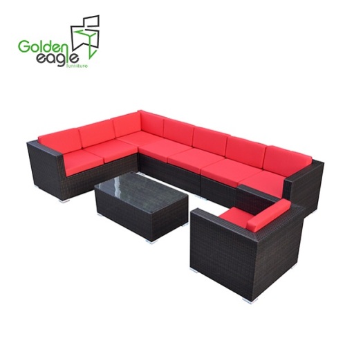 5pcs garden furniture wicker outdoor sofa
