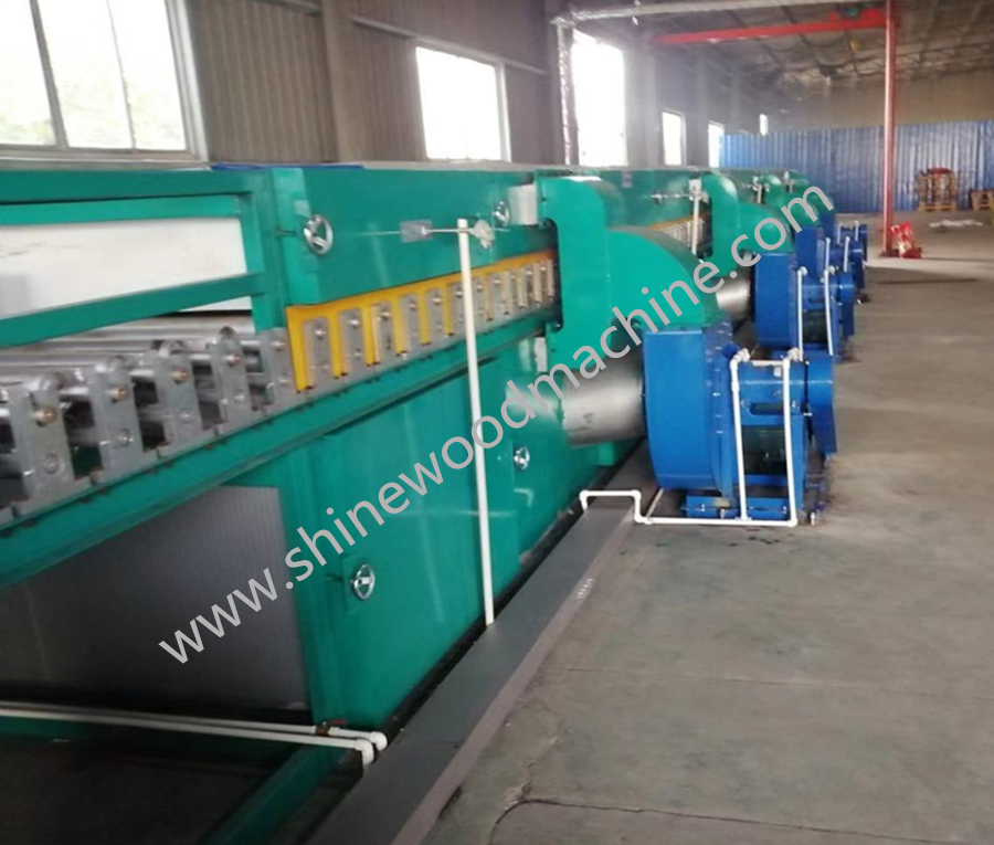 Veneer plywood dryer