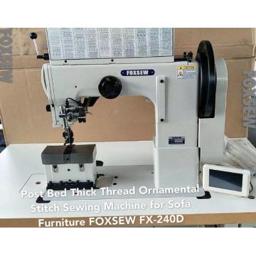Double Needle Post Bed Ornamental Stitch Sewing Machine