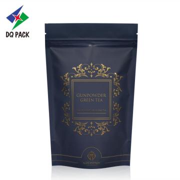 Tea stand up packaging bag with zipper