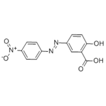Benzoic acid,2-hydroxy-5-[2-(4-nitrophenyl)diazenyl]- CAS 2243-76-7