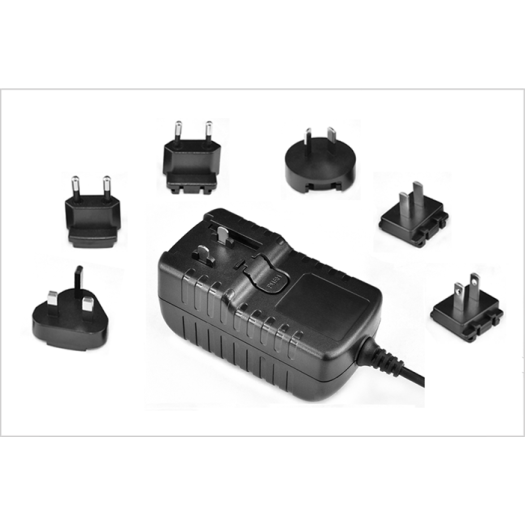 International detachable plug switching power adapter