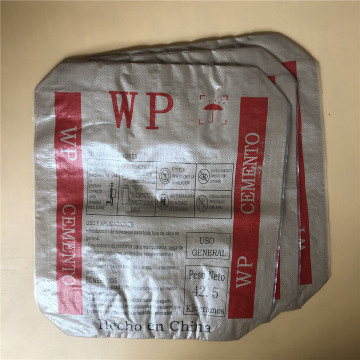 50kg Block bottom valve bag for portland cement