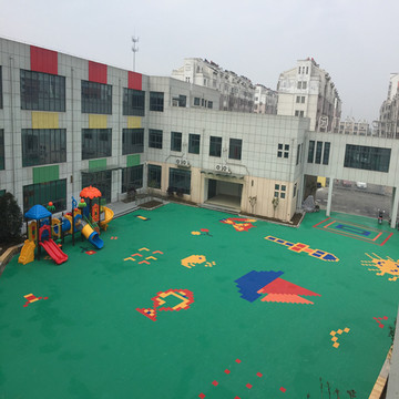 Kids Playground Outdoor PP Sports Flooring