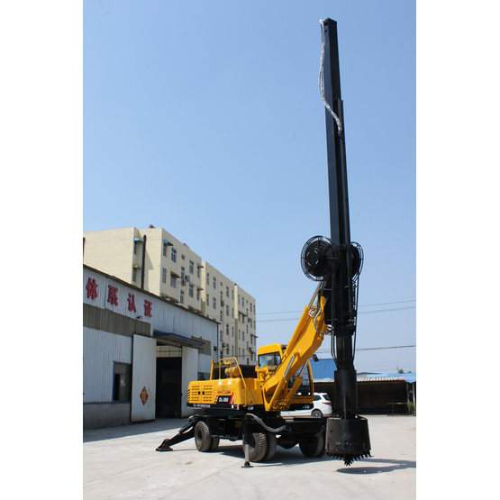 Wheel rotary drilling rig can be customized