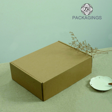 Brown color corrugated moving box package