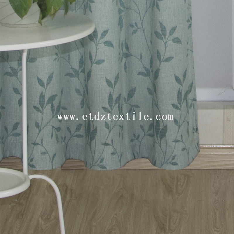 6006-14 Typical Polyester Slub Yarn Piece Dyed Curtain Fabric