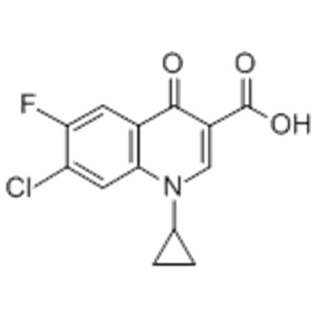 7-Chloro-1-cyclopropyl-6-fluoro-1,4-dihydro-4-oxoquinoline-3-carboxylic acid CAS 86393-33-1