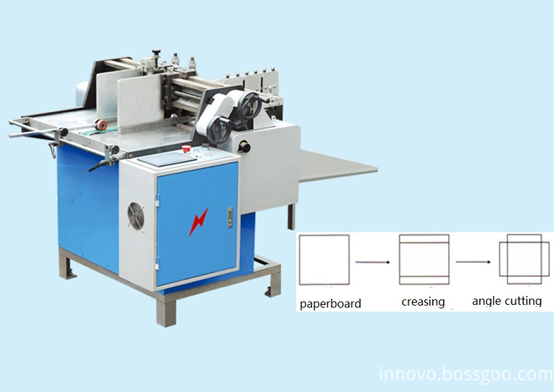 ZX-600 Paper board creasing and angle cutting machine