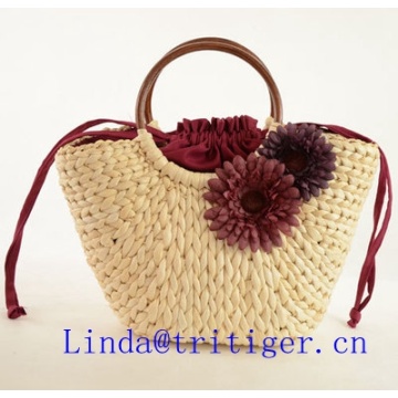 Summer Vintage Rattan Straw Knitted Bag Handbag