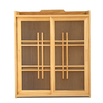 Good price kitchen food cabinet solid wood cabinet design wooden cabinet