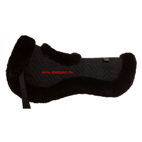 Horse equestrian wool saddle pad with holes
