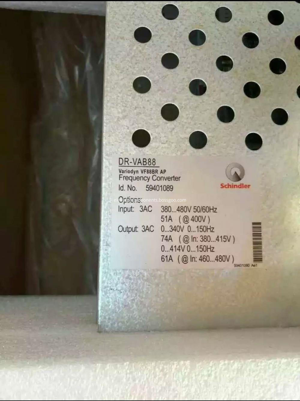 DR-VAB88 Frequency Converter for Schindler Elevators 59401089