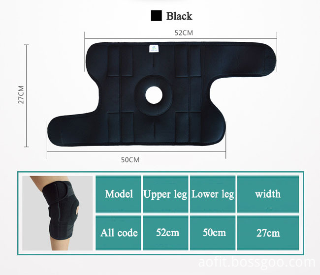 Knee Support Sleeve For Weightlifting And Fitness