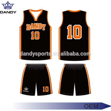 Simple Design Polyester Youth Basketball Jerseys