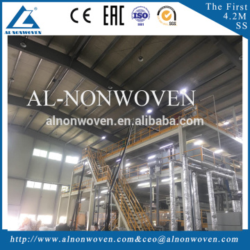 SMS PP Nonwoven Extruder Fabric Making Machine