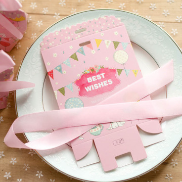 Baby shower paper candy box
