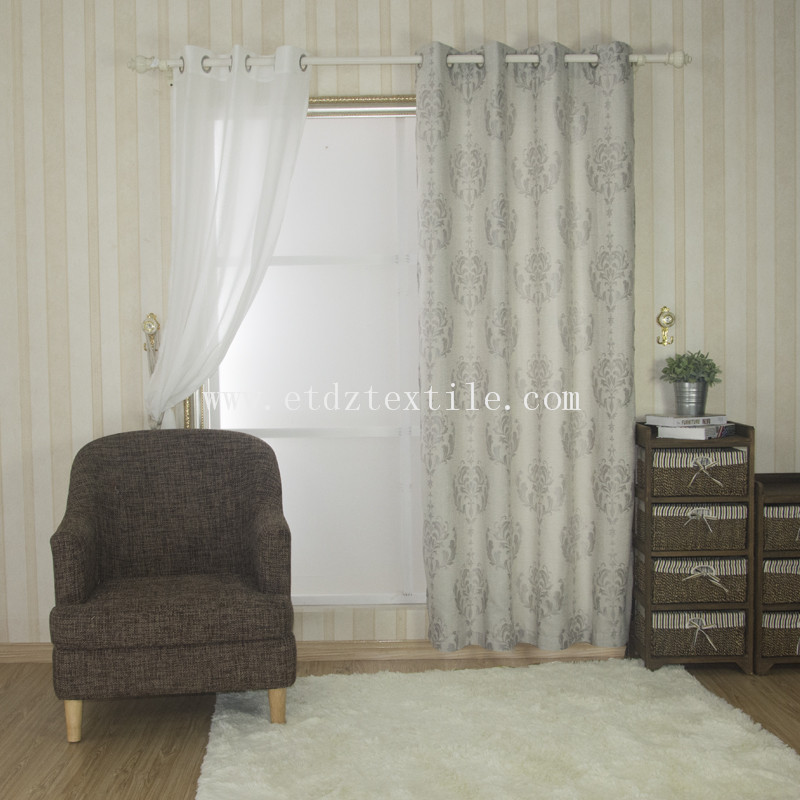 European Pattern polyester curtain fabric 6020#