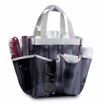 Mesh Shower Caddy Tote - 7 Pockets - Assorted Colors