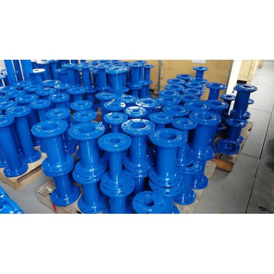 Ductile Iron Flanged Pipes with puddle flange