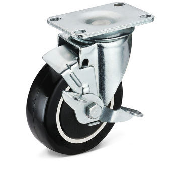 The PU Movable Side Brake Casters