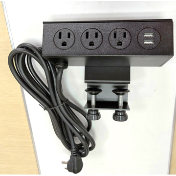 3 Sockets Power Outlet with fixed bracket