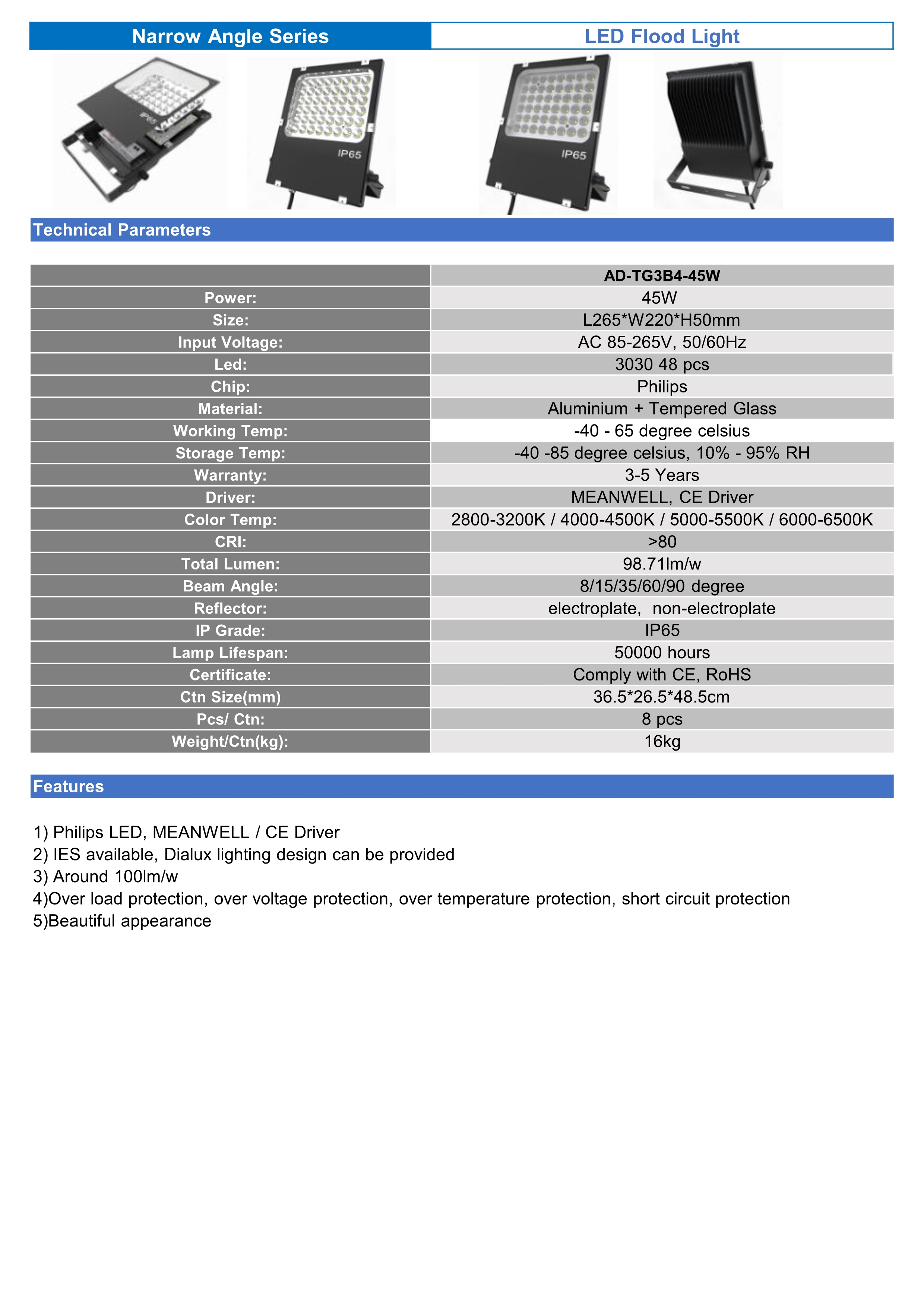 45W LED Light