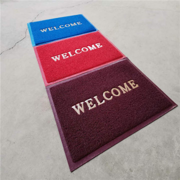 High quality wrinkle-resistant pvc outside welcome door mat