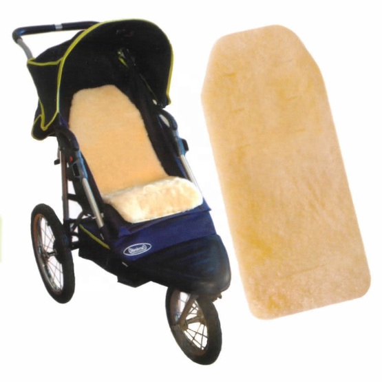 All color sheepskin baby products customized stroller liner
