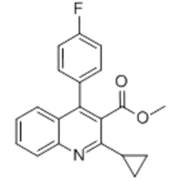 3-Quinolinecarboxylicacid, 2-cyclopropyl-4-(4-fluorophenyl)-, methyl ester CAS 121659-86-7