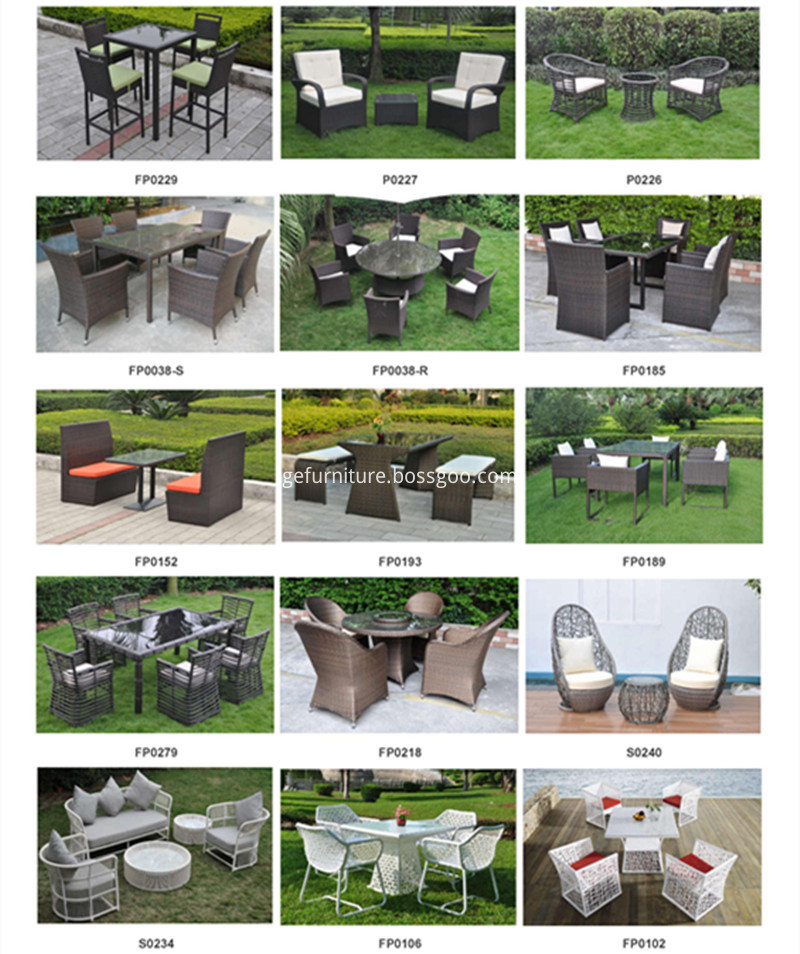 GE Garden Furniture Catalog