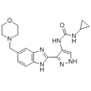 1-Cyclopropyl-3-(3-(5-(morpholinomethyl)-1H-benzo[d]imidazol-2-yl)-1H-pyrazol-4-yl)urea CAS 896466-04-9