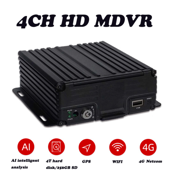 H.265 4CH Vehicle Mobile DVR