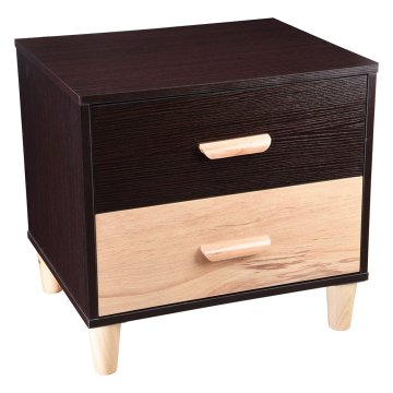 Bed Side End Table Bedroom Night Stand Wooden Storage Shelf Drawer Furniture