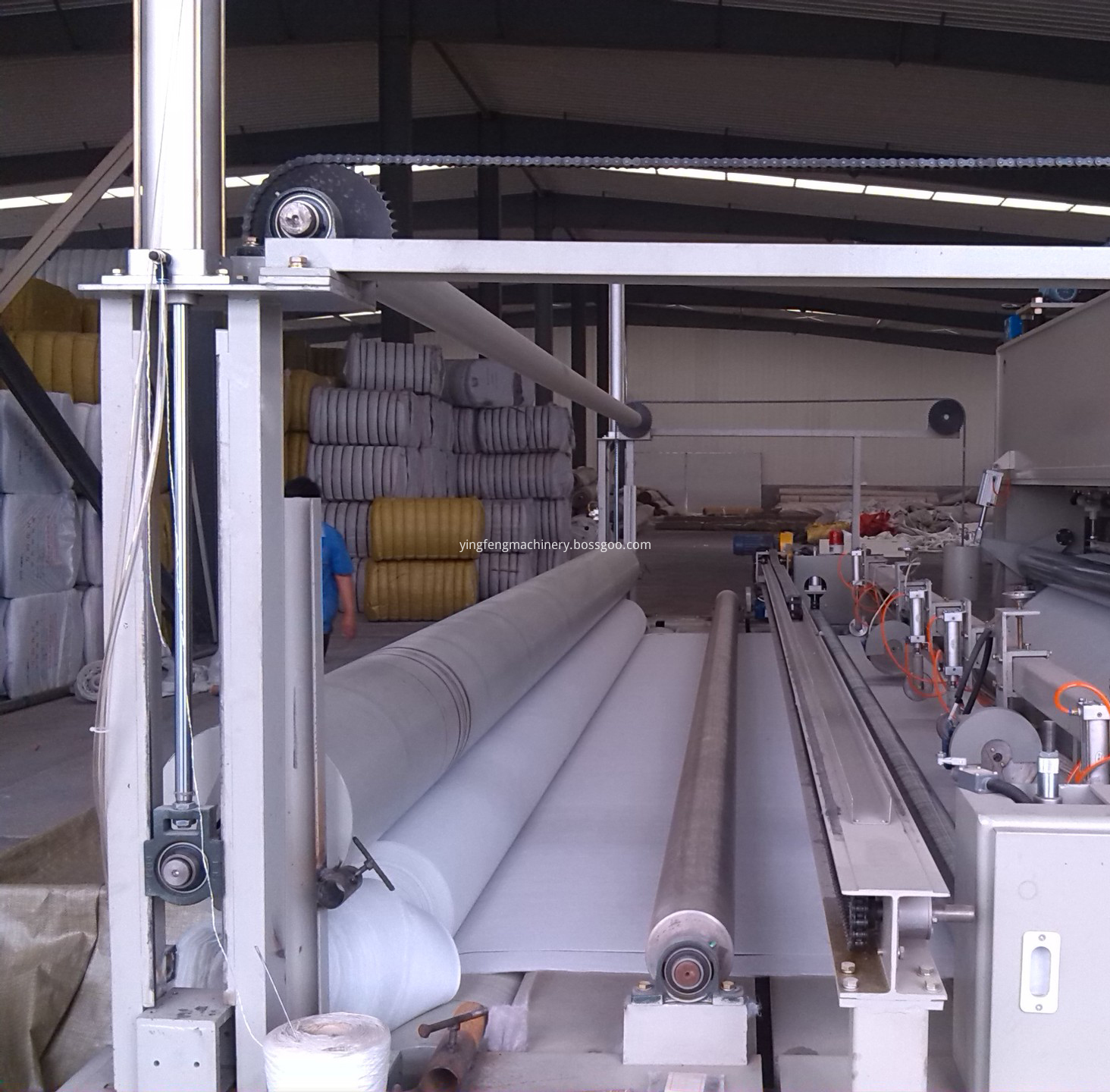 nonwoven geotextile machine