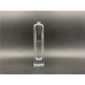 50ml rectangular transparent glass perfume bottle