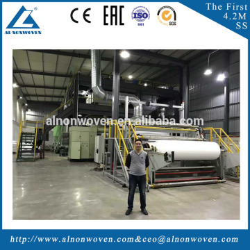 S/SS/SMS Nonwoven Fabric Making Machine for Making Shopping Bags,Baby Diaper and Medical Products