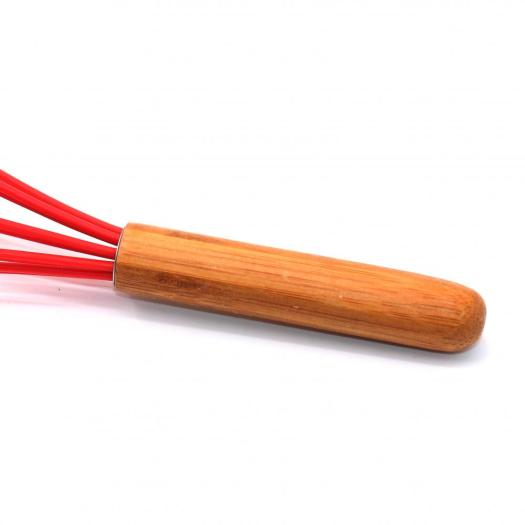 Balloon egg whisk with  Wood Handle