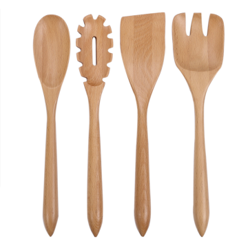 High quality wooden spoons (4 pcs)