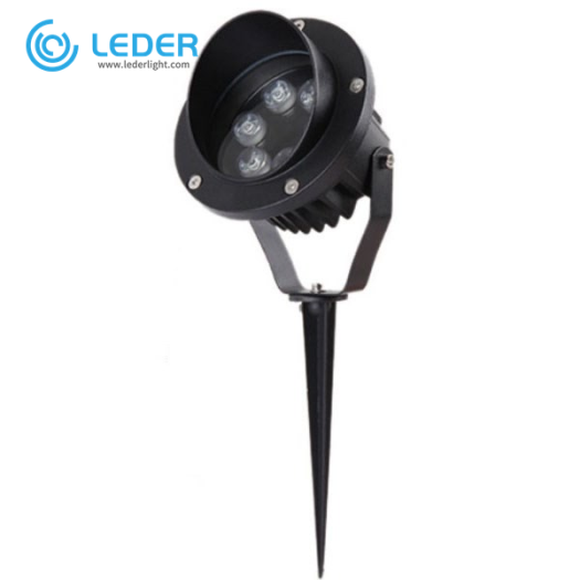 LEDER Black Dimmable Aluminum CREE LED Spike Light