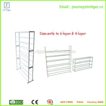 50 Pair Free Stackable 10 Tier Shoe Tower Rack Organizer