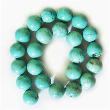 18MM Turquoise Round Beads